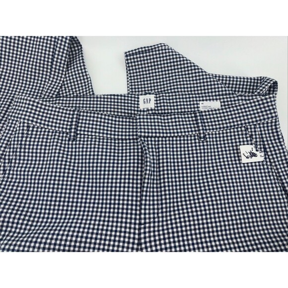 Gap Pants - NWT GAP Womens Size 16 Blue/White Gingham Signature Skinny Ankle Pants